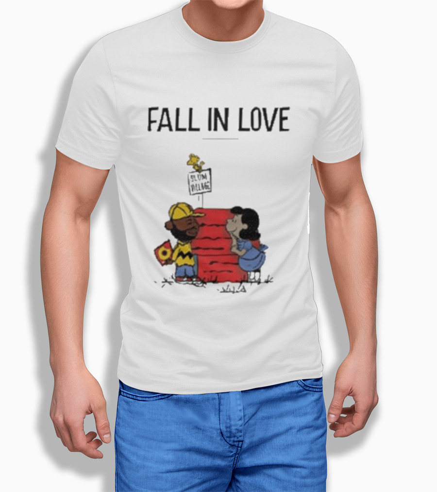 Fall In Love J Dilla Slum Village Lucy Peanuts T-Shirt