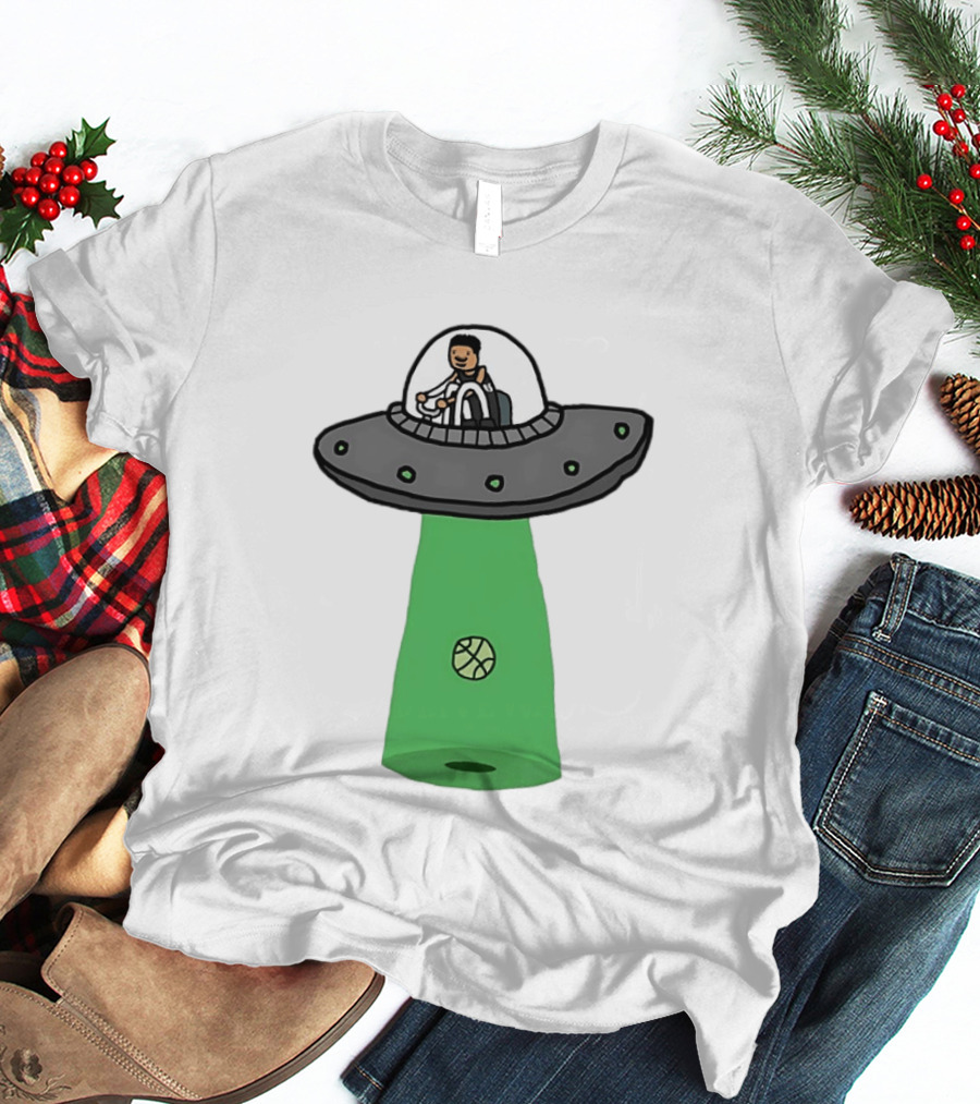 San Antonio Spurs Victor Wembanyama Wemby Extraterrestrial UFO Basketball T-Shirt