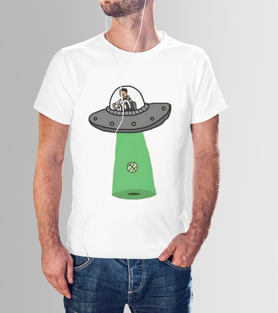 San Antonio Spurs Victor Wembanyama Wemby Extraterrestrial UFO Basketball T-Shirt
