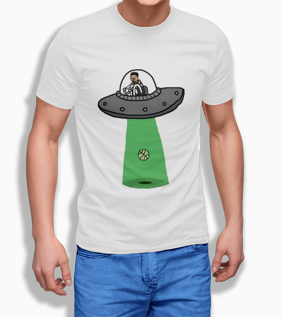 San Antonio Spurs Victor Wembanyama Wemby Extraterrestrial UFO Basketball T-Shirt