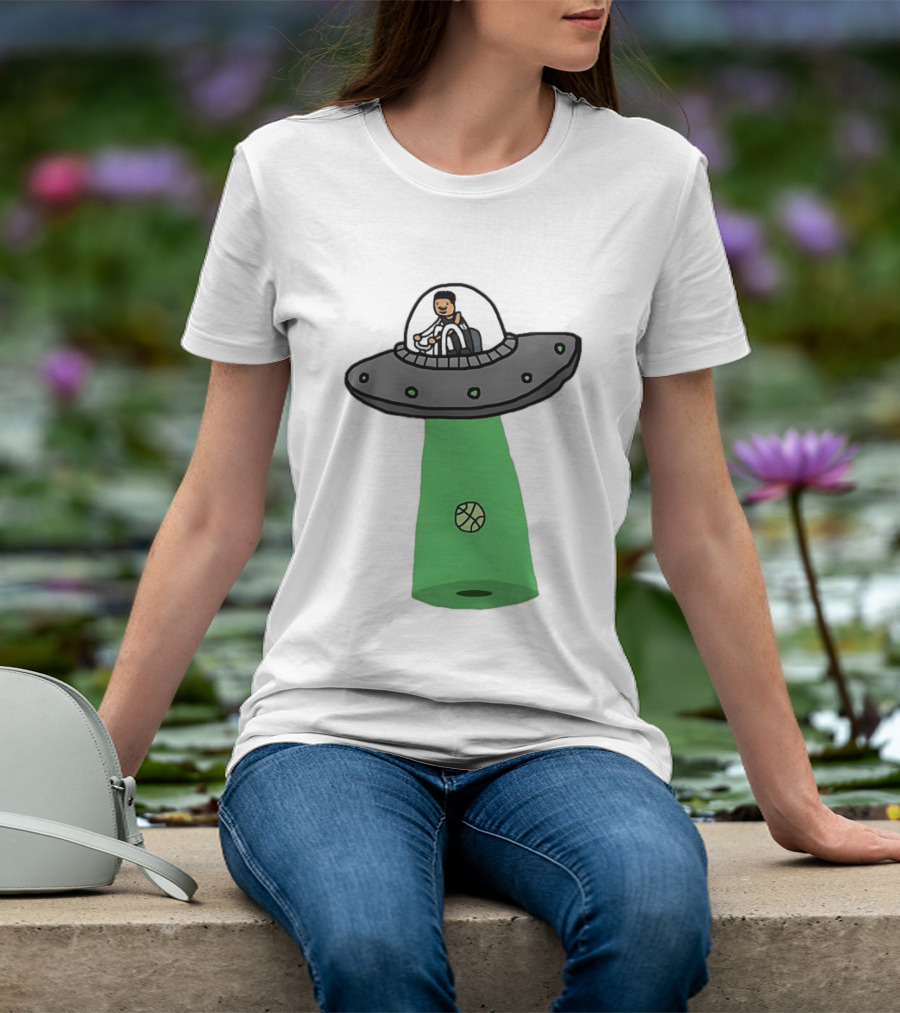 San Antonio Spurs Victor Wembanyama Wemby Extraterrestrial UFO Basketball T-Shirt