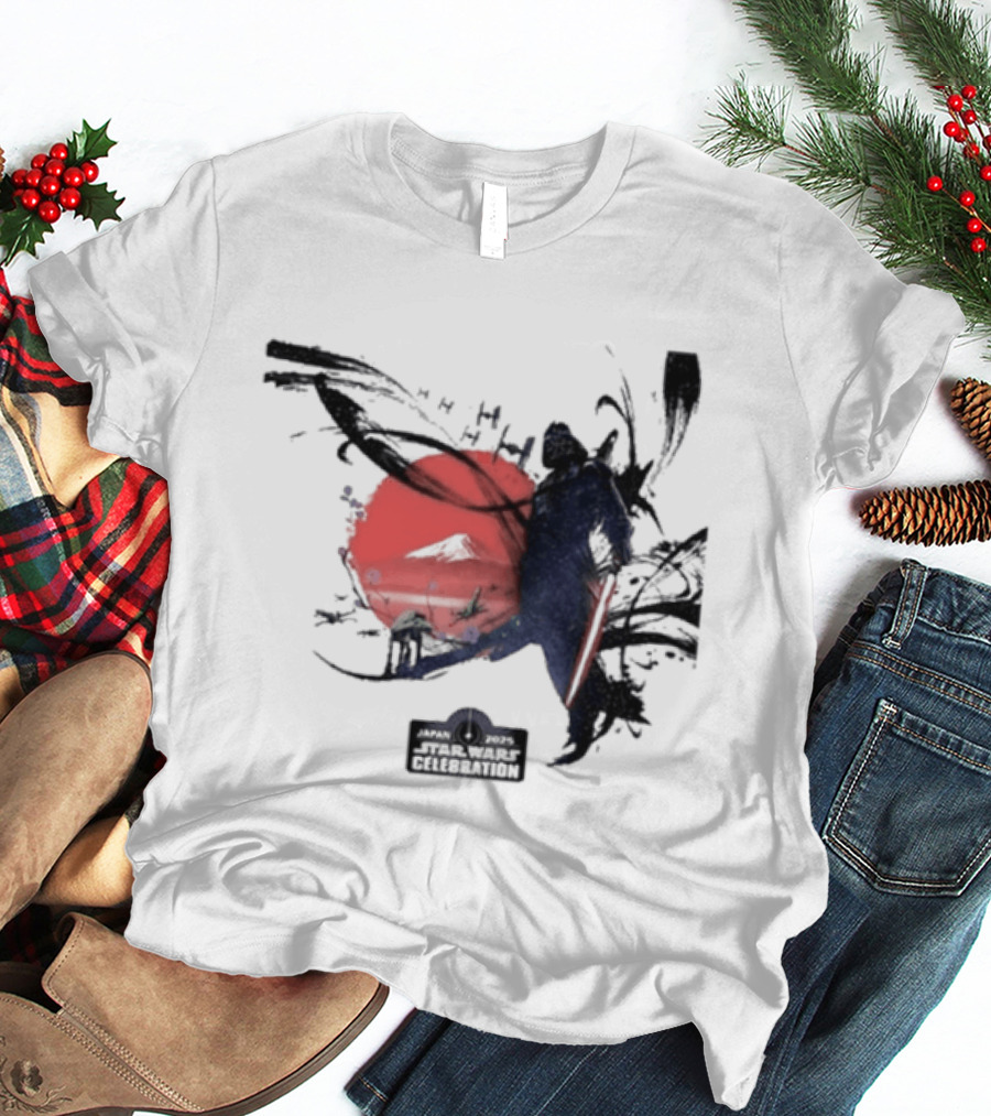 Star Wars Celebration Japan 2025 April 18 20 Darth Vader Samurai Sunburst T-Shirt