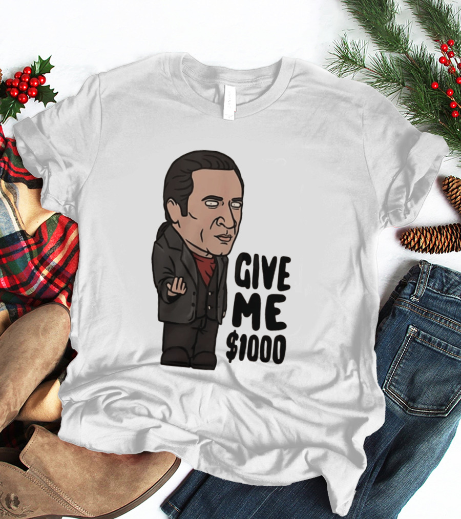 The Sopranos Furio Giunta Cartoon Give Me $1000 T-Shirt