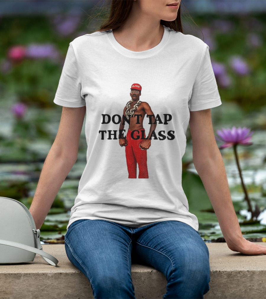 Tyler The Creator Don't Tap The Glass Red Pants Chain Glasses T-Shirt
