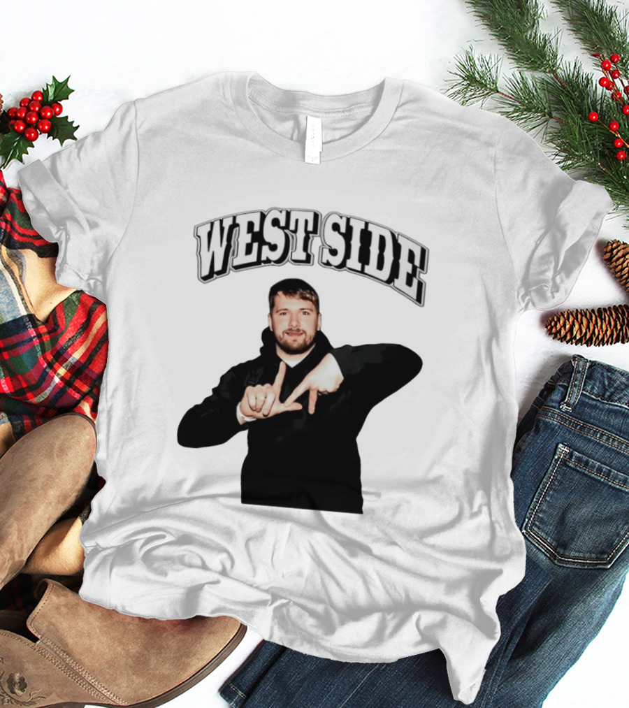 Luka Doncic Westside LA Hand Lakers T-Shirt