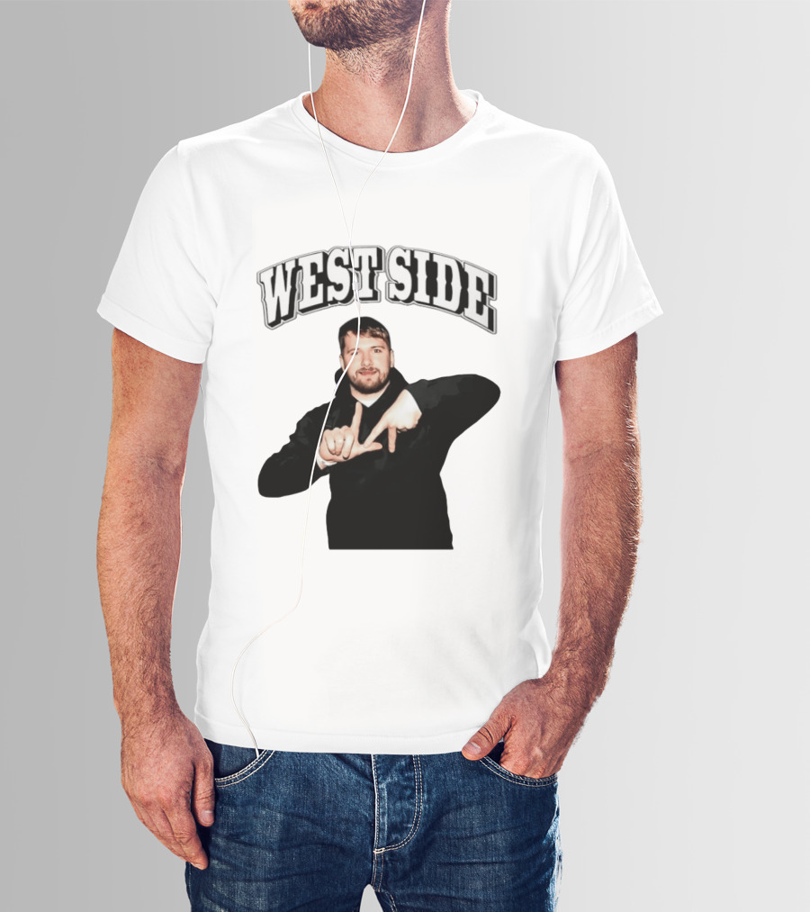 Luka Doncic Westside LA Hand Lakers T-Shirt