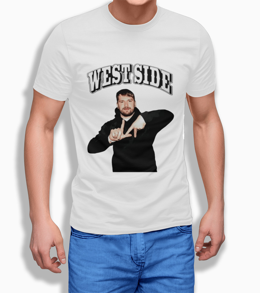Luka Doncic Westside LA Hand Lakers T-Shirt