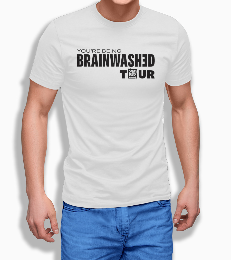 You're Being Brainwashed Tour TV Swirl T-Shirt
