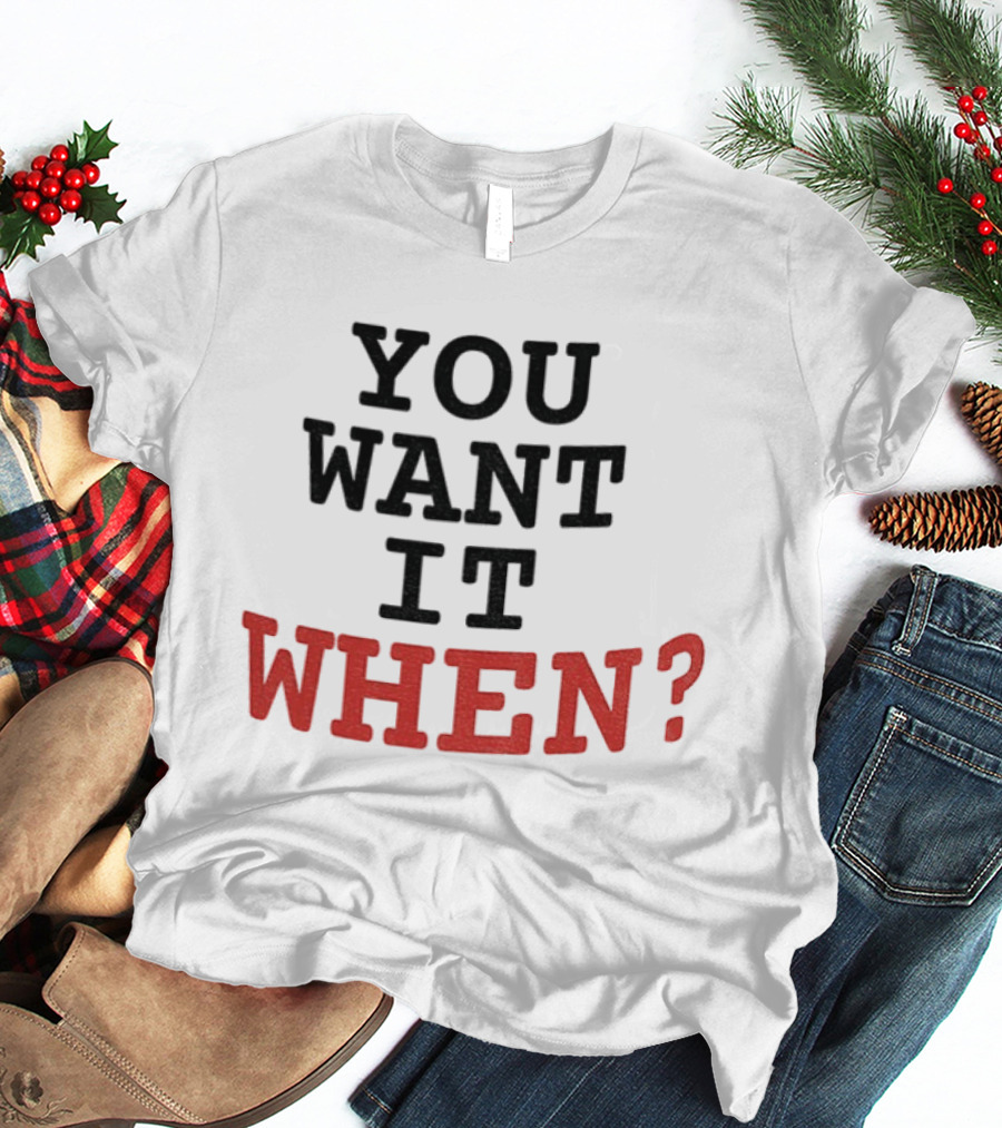 Zootopia Flash The Sloth You Want It When? T-Shirt