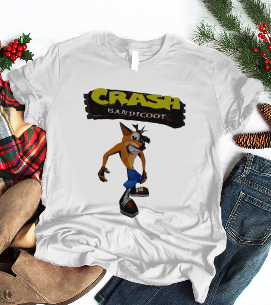 Crash Bandicoot Video Game Classic Gaming T-Shirt