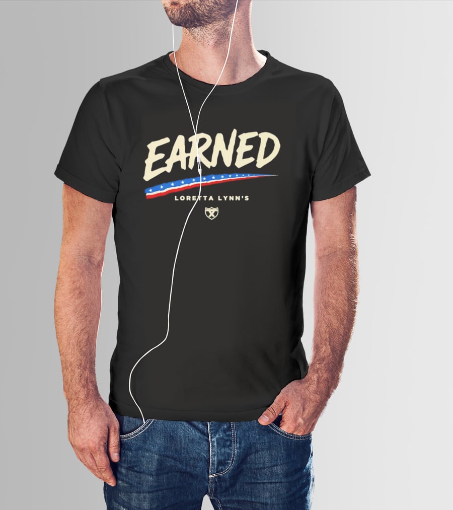 26 LLMX Earned Loretta Lynn's Stars And Stripes T-Shirt