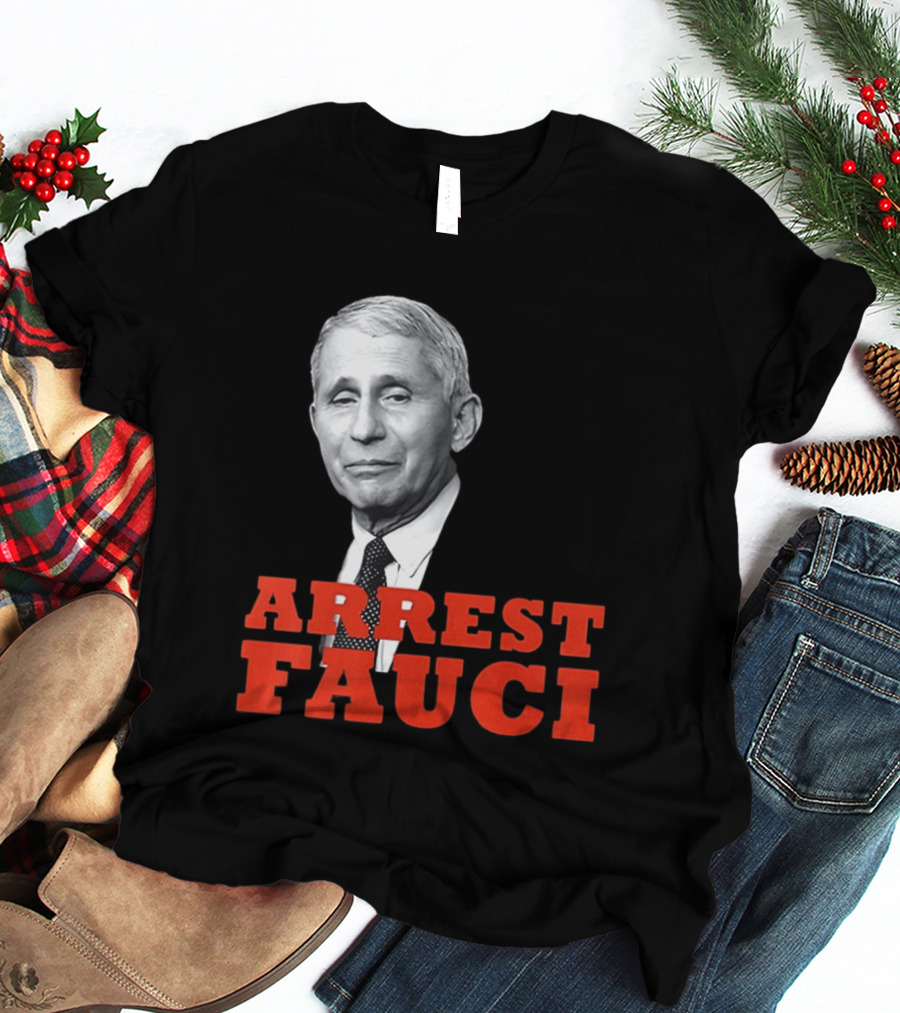 Arrest Dr Fauci Meme Face T-Shirt