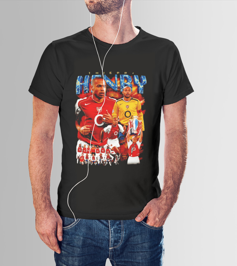 Thierry Henry Arsenal Highbury Legends Collection 1999 2006 T-Shirt