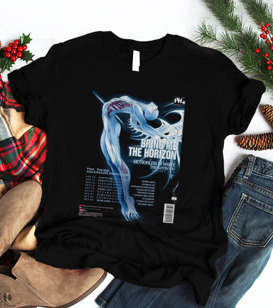 Bring Me The Horizon Motionless In White The Plot In You 2026 North America Tour T-Shirt