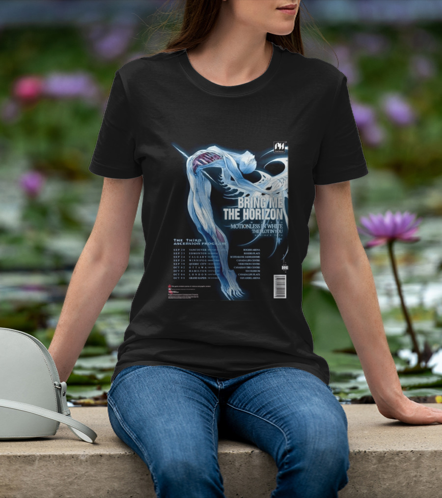 Bring Me The Horizon Motionless In White The Plot In You 2026 North America Tour T-Shirt