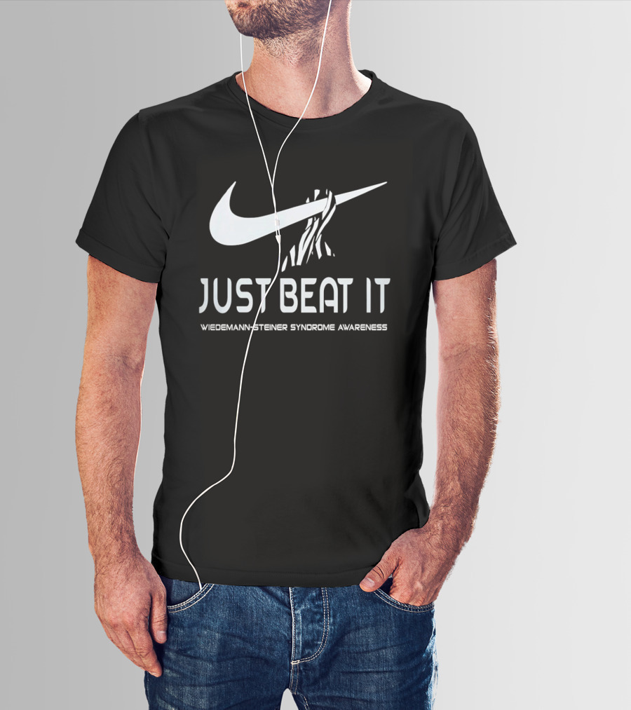 Just Beat It Wiedemann Steiner Syndrome Awareness Nike T-Shirt
