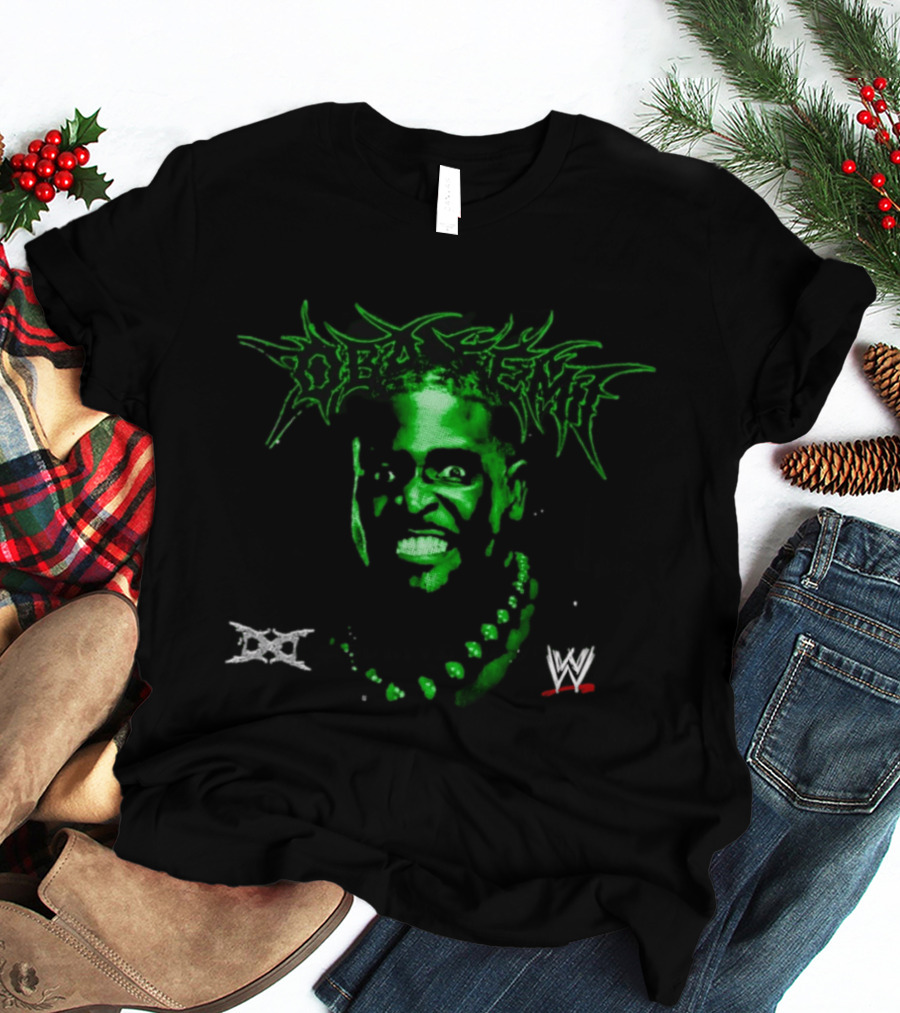 Ken Carson Oba Femi WWE DX Logo Green Face T-Shirt