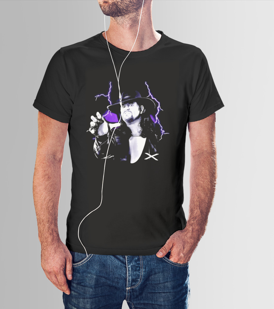 Ken Carson Meets WWE Superstar The Undertaker Lightning T-Shirt