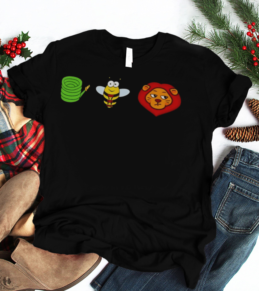 Hose Bee Lion Meme Visual Wordplay Fun T-Shirt