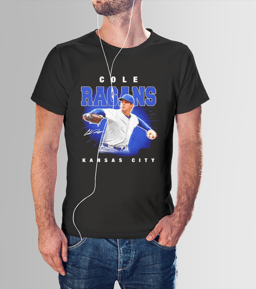 Cole Ragans Iconic Kansas City Pitcher Baseball Performance T-Shirt