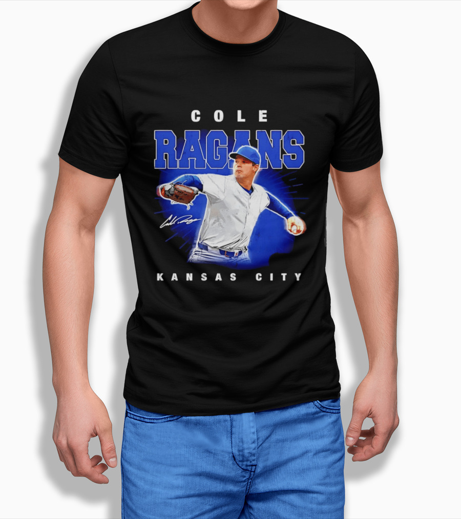 Cole Ragans Iconic Kansas City Pitcher Baseball Performance T-Shirt
