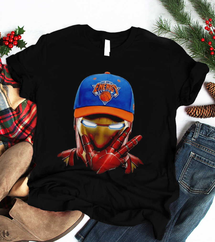 Big Knick Energy Iron Man New York Knicks T-Shirt