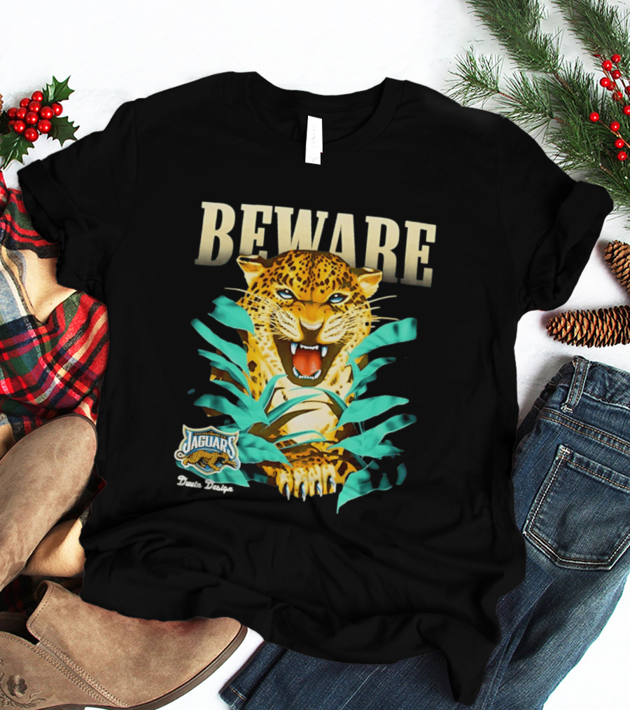 Jacksonville Jaguars Beware Logo Puma Blanca T-Shirt