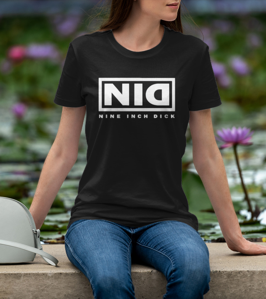 Nine Inch Nails NIN Parody NID Nine Inch Dick T-Shirt