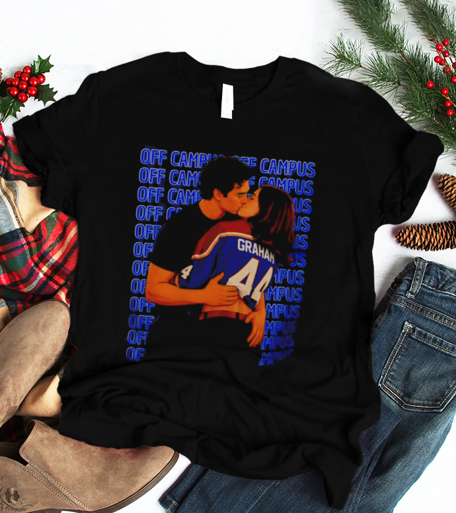 Off Campus Graham And Hannah Hockey Romance Kissing Scene T-Shirt
