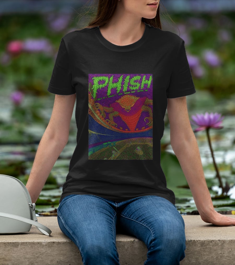 Phish July 31 August 1 2026 Fenway Park Boston MA Tetsunori Tawaraya LE T-Shirt