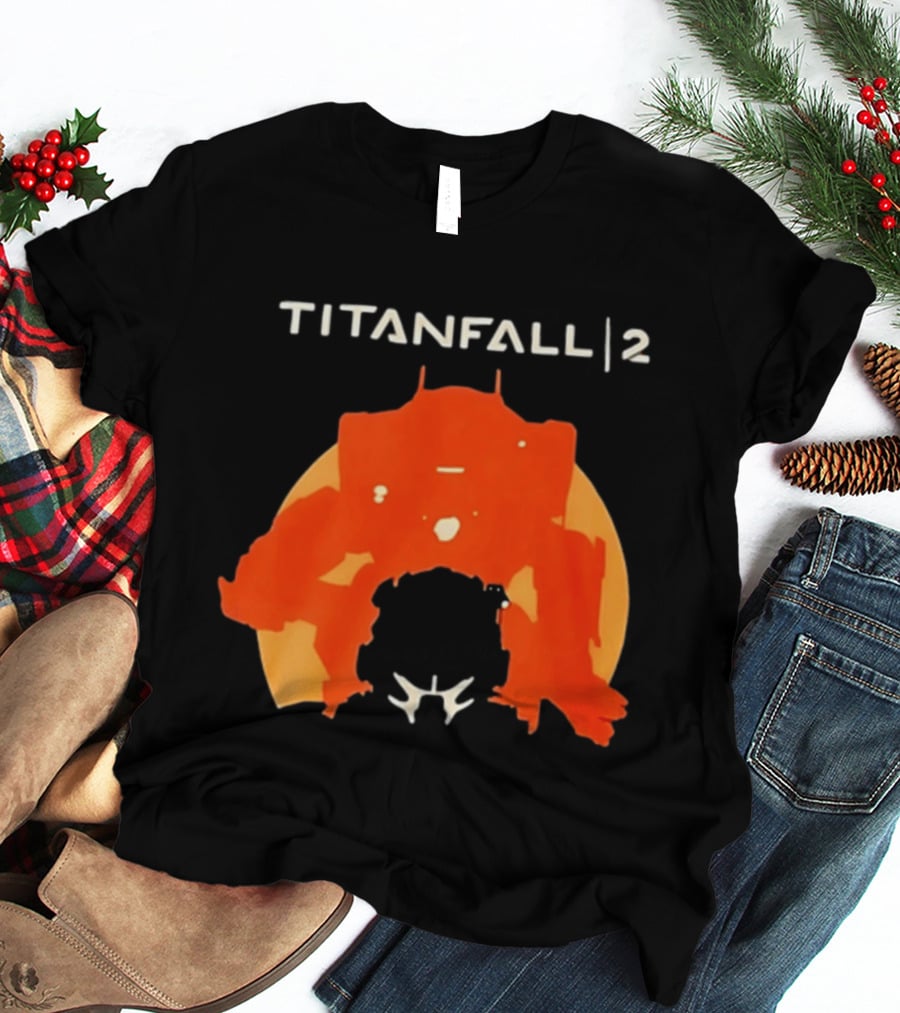 Rip Vince Zampella Titanfall 2 Orange Mech T-Shirt