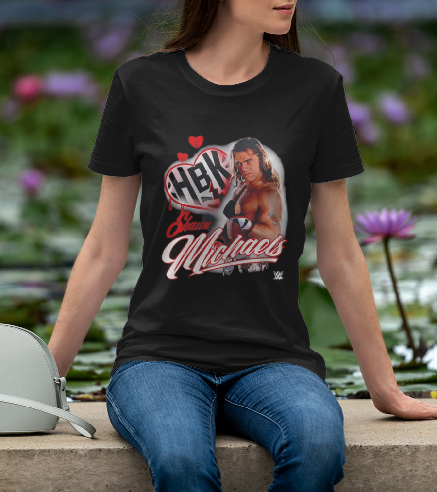 Shawn Michaels WWE HBK Heartbreak Kid Wrestling T-Shirt