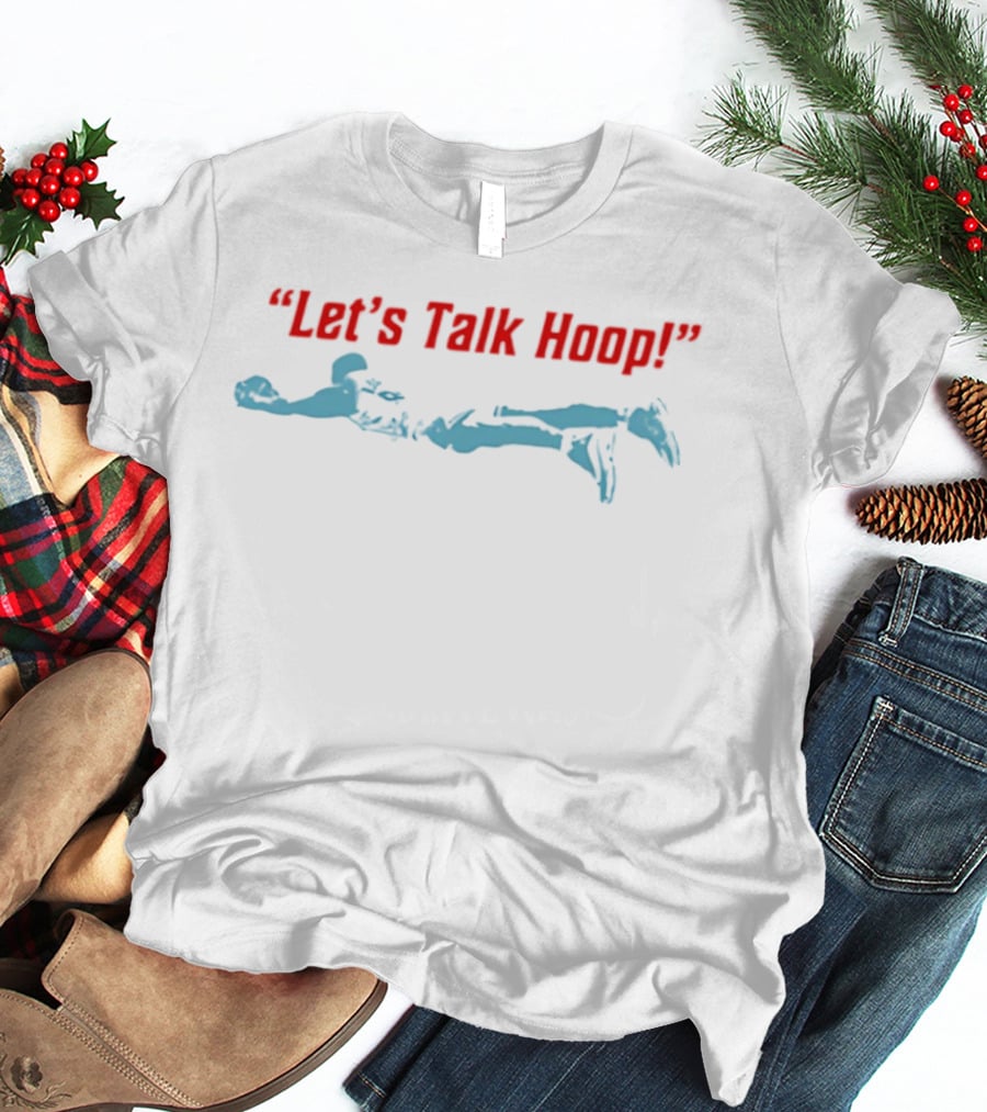 Alex Caruso Chicago Bulls Let's Talk Hoop Basketball Phrase T-Shirt