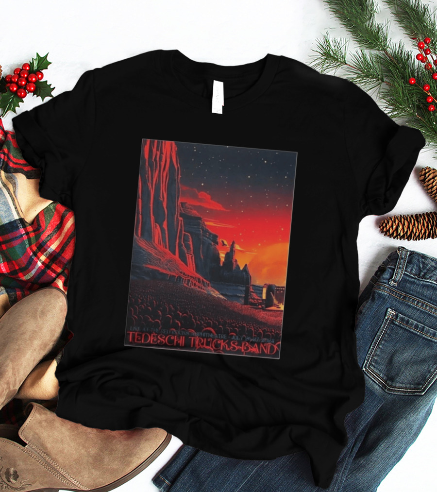 Tedeschi Trucks Band Live At Red Rocks Amphitheatre July 26 27 2024 Morrison Colorado T-Shirt