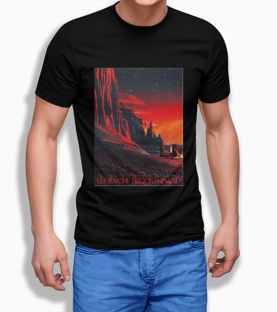 Tedeschi Trucks Band Live At Red Rocks Amphitheatre July 26 27 2024 Morrison Colorado T-Shirt