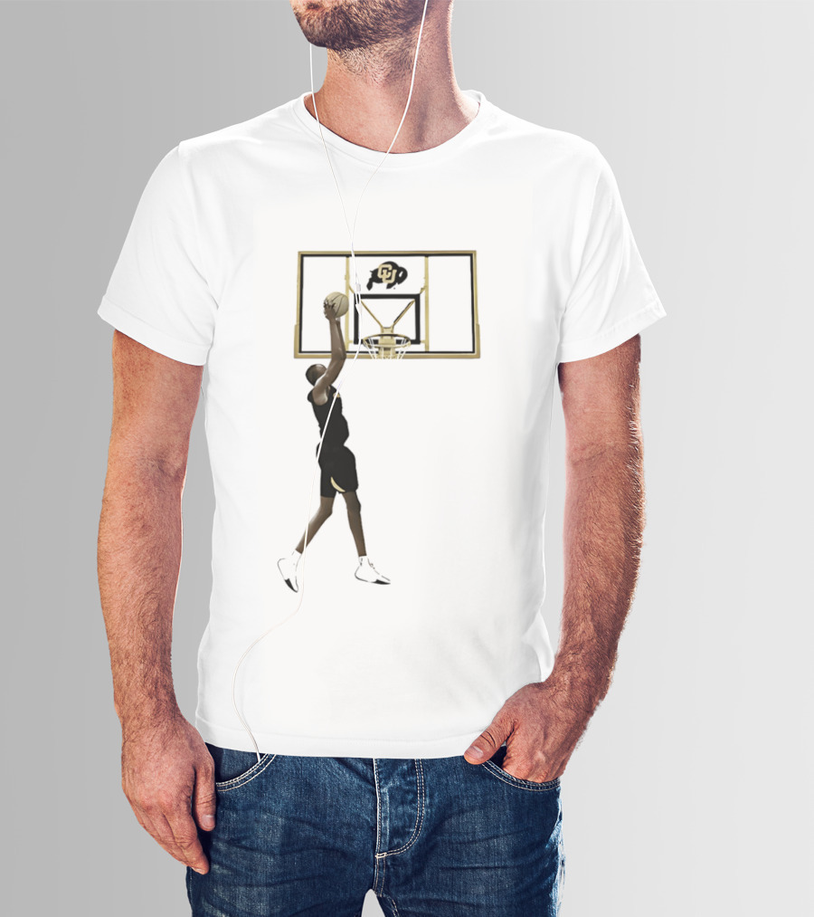 Colorado Buffaloes Bangot Dak Dunk Basketball Team T-Shirt