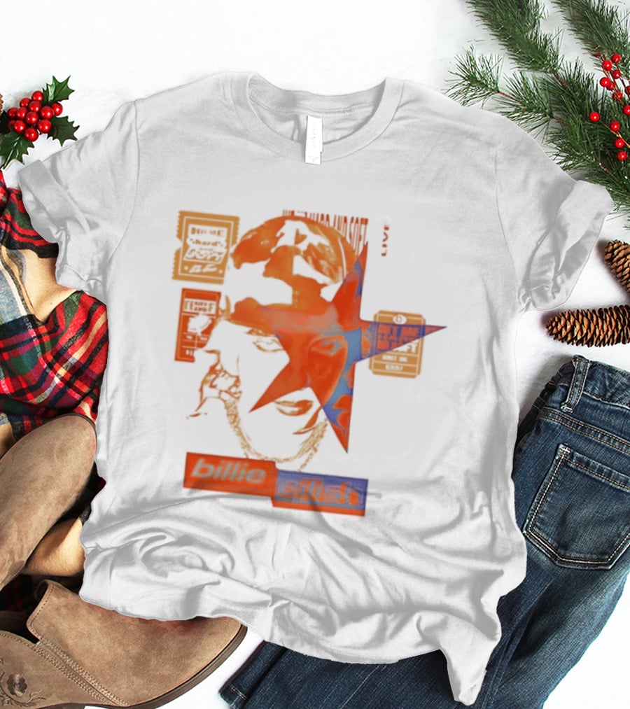 Billie Eilish Star Face Hit Me Hard T-Shirt