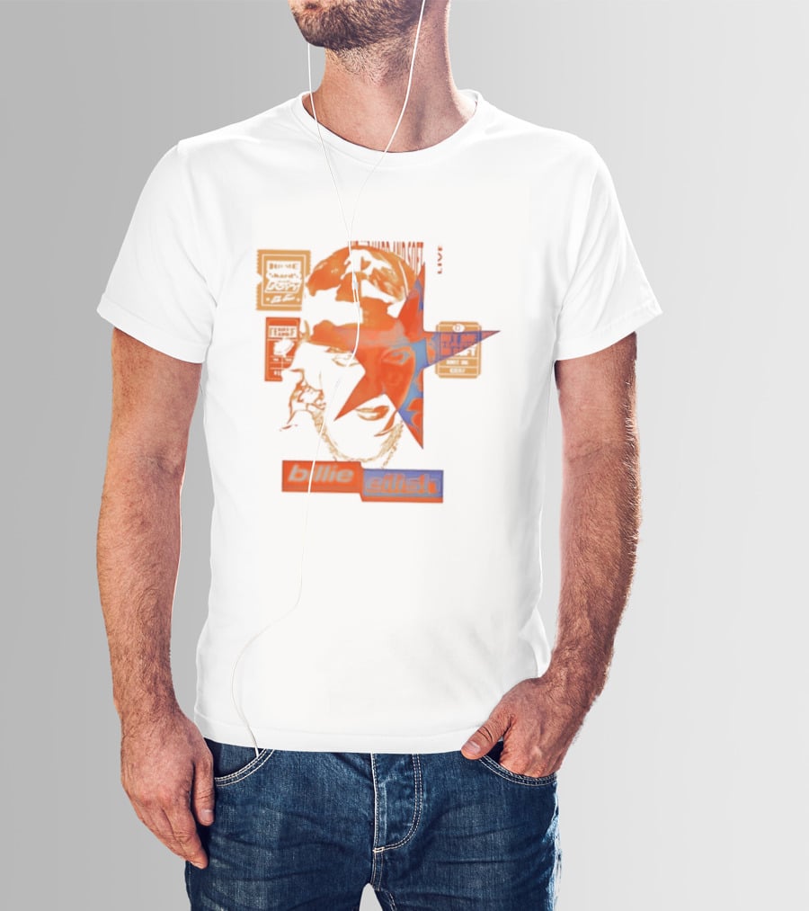 Billie Eilish Star Face Hit Me Hard T-Shirt