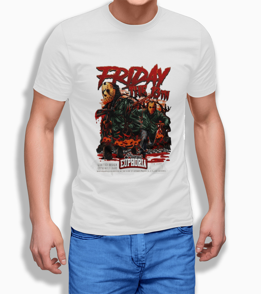 Friday The 13th Jason Voorhees Planet Euphoria Limited Edition T-Shirt