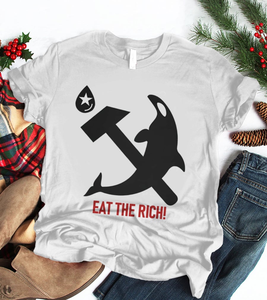 Eat The Rich Orca Hammer Star T-Shirt