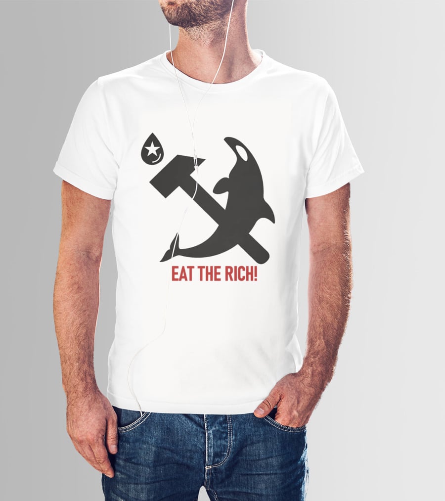 Eat The Rich Orca Hammer Star T-Shirt