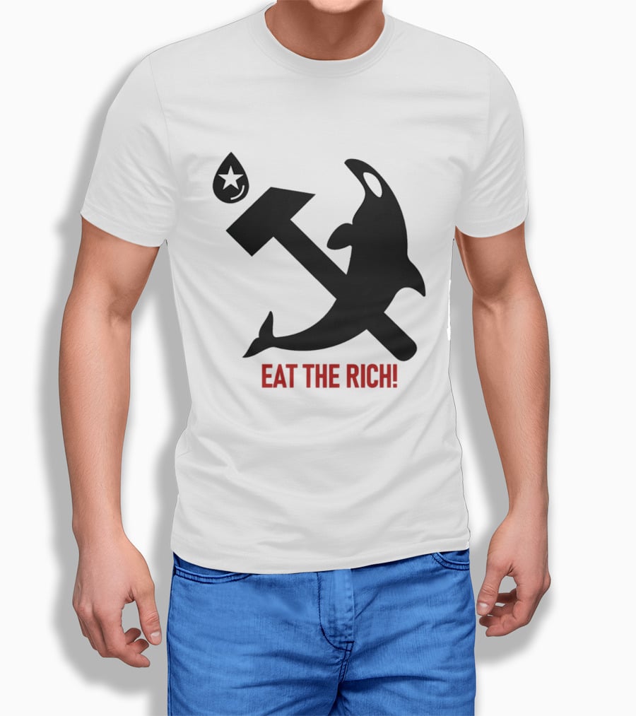 Eat The Rich Orca Hammer Star T-Shirt