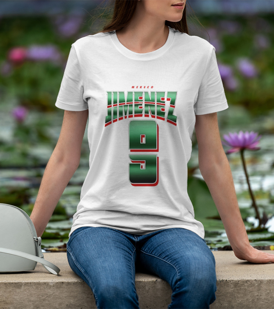 Mexico Jimenez 9 El Tri Number Name T-Shirt