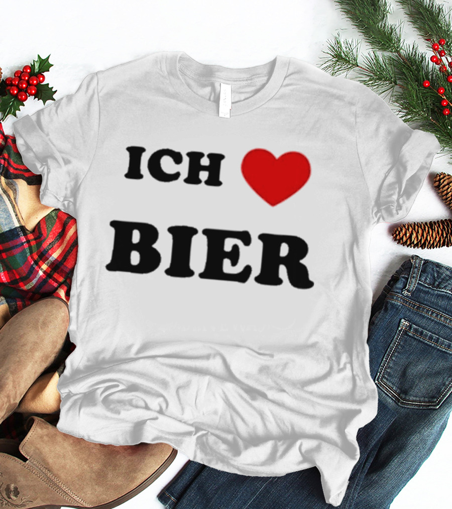 Ich Love Bier Heart Germany T-Shirt