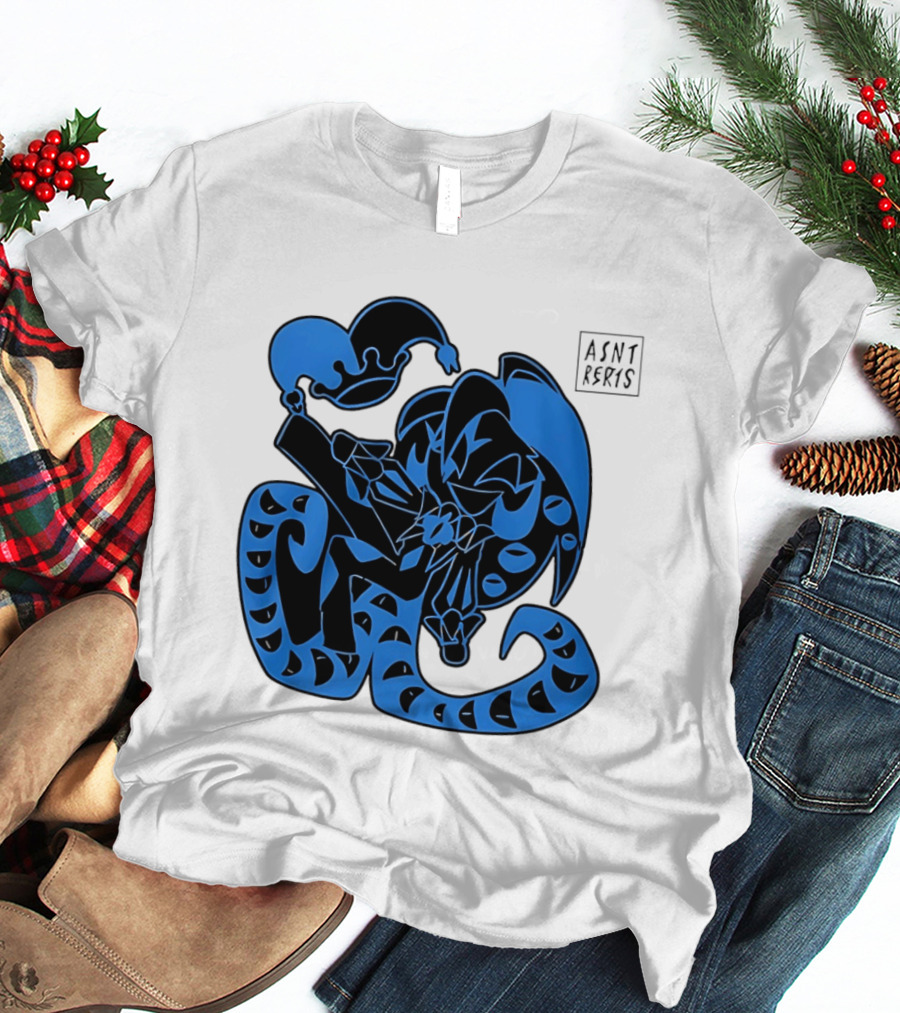Shadow Milk Cookie Run A4NT Peeking Jester Snake T-Shirt