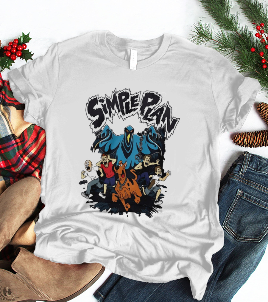 Simple Plan Scooby Doo The Bigger Than You Think Tour 2026 T-Shirt