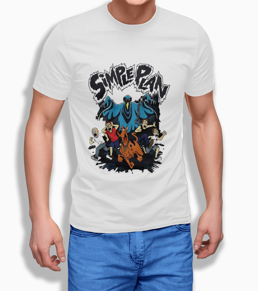 Simple Plan Scooby Doo The Bigger Than You Think Tour 2026 T-Shirt