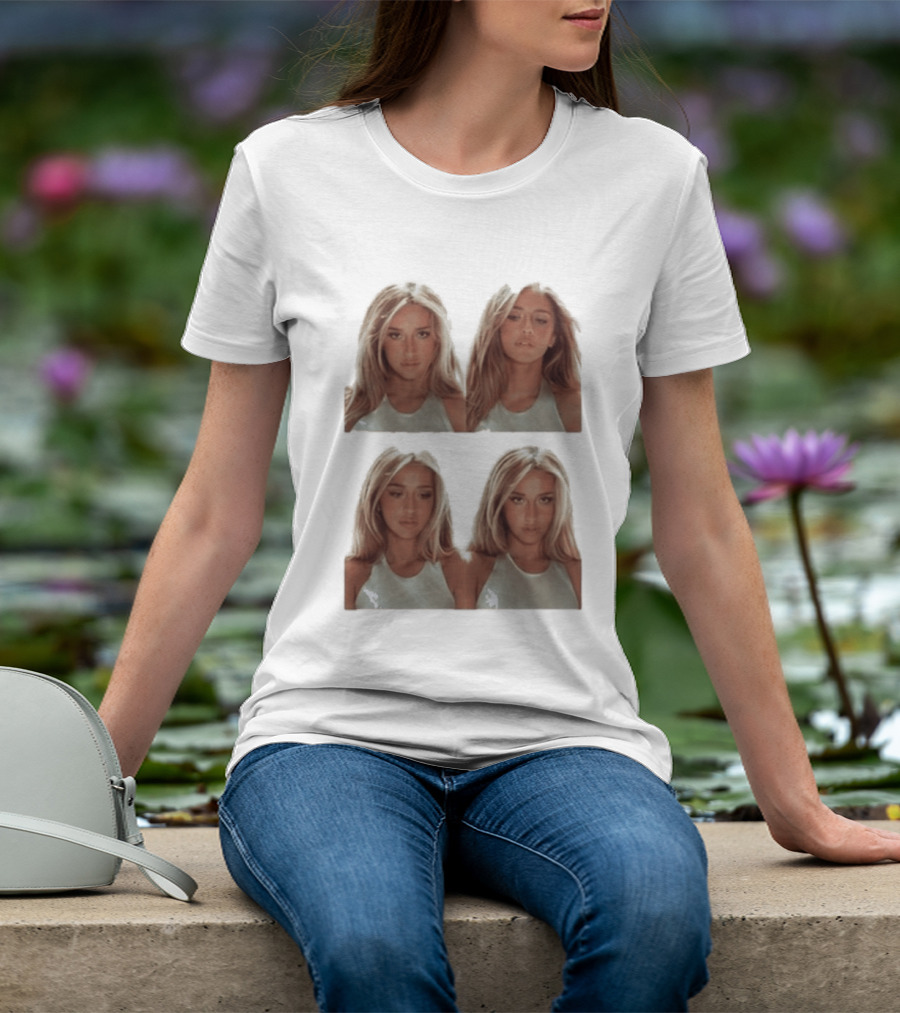 Tate McRae Photo Collage Lollapalooza 2026 Chicago T-Shirt