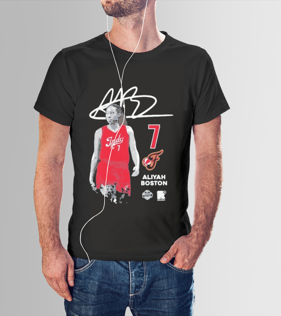 Aliyah Boston Indy 7 Indiana Fever WNBPA T-Shirt