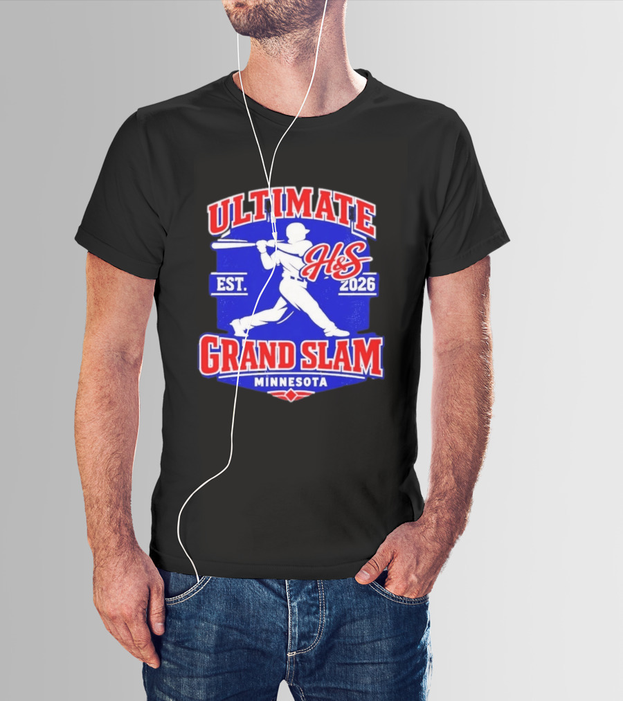 Ultimate H&S Grand Slam Baseball Minnesota Est 2026 T-Shirt